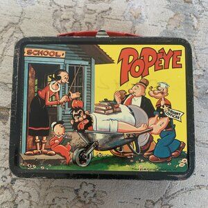 Vintage 1964 Popeye Lunchbox By King-Seeley Company